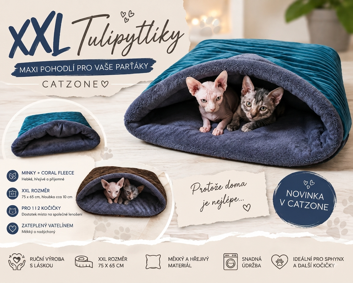 NOVINA- XXL Tulipytlík vznikl z lásky k našim klukům 🐾❤️