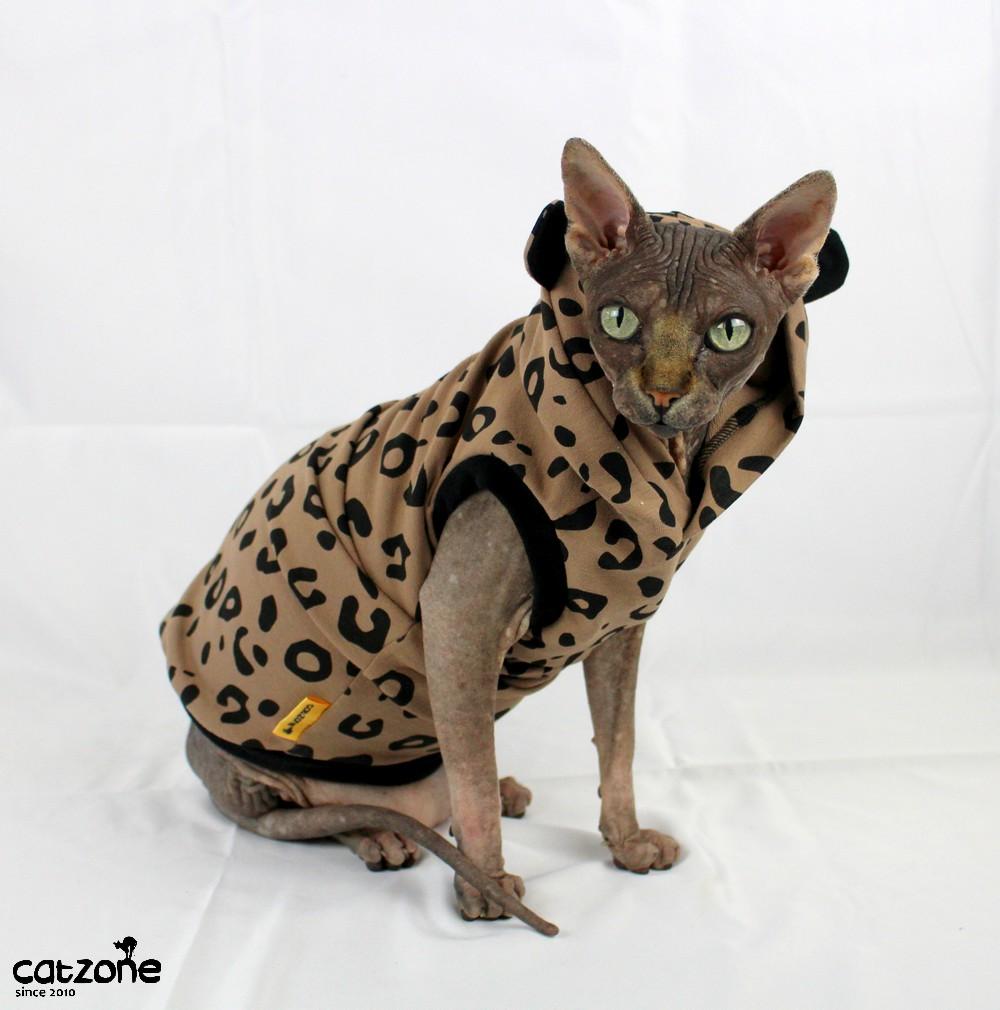 Ušatá mikinka pro sphynx