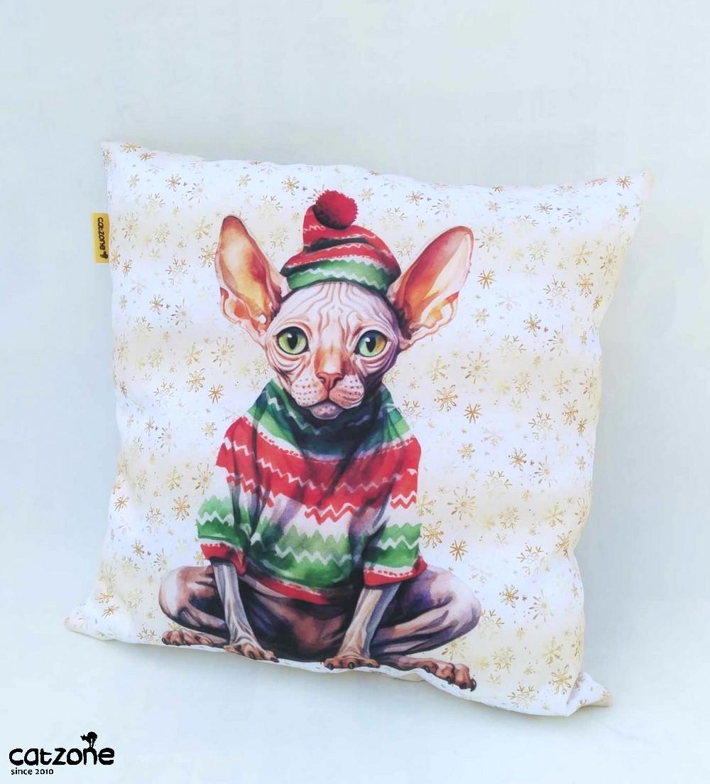 Vánoční polštářek se SPHYNX-II