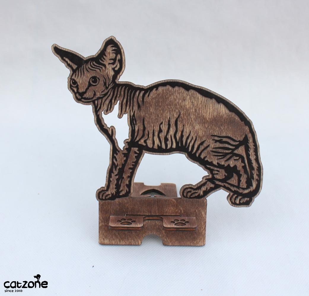 Dekorativní stojánek na mobil s DEVON REX