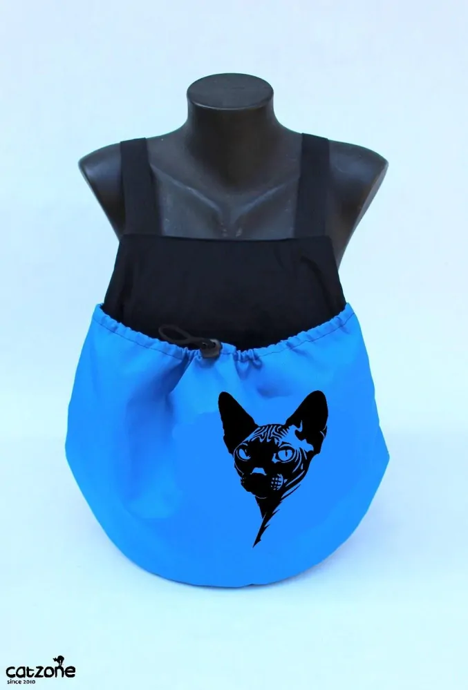 Klokanka pro sphynx - potisk modrá II