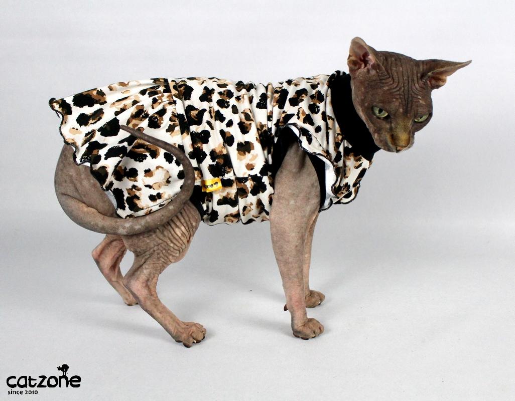 Šaty pro Sphynx - zvířecí