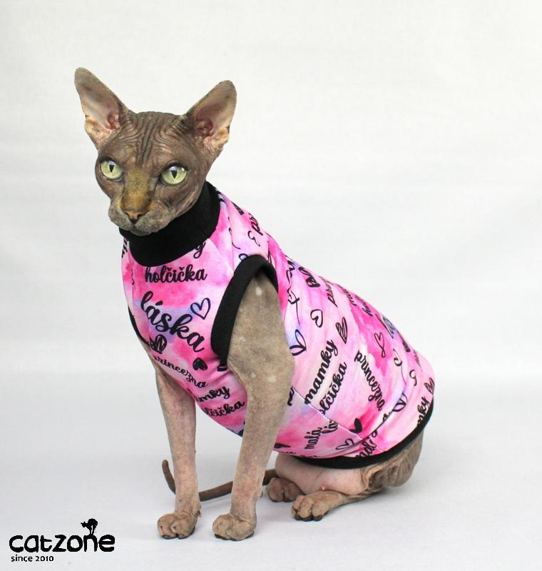Mikina pro sphynx-princezna
