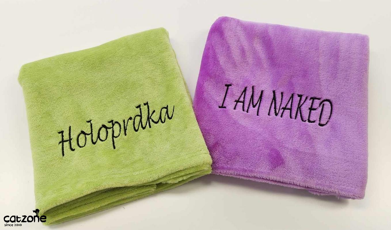 Deka - holoprdka - zelená