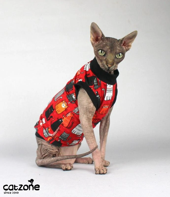 Vánoční tričko pro Sphynx - kočičky