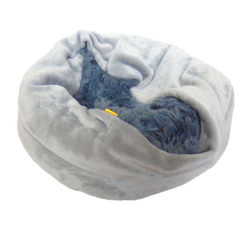 Muchláček - dlouhý chlup- šedá/šedá