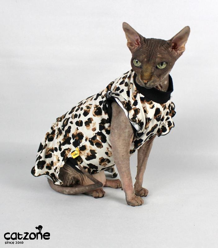 Šaty pro Sphynx - zvířecí