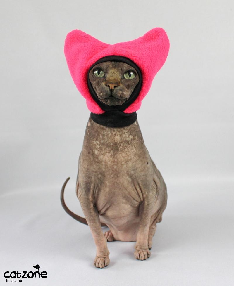 Čepice s oušky pro Sphynx