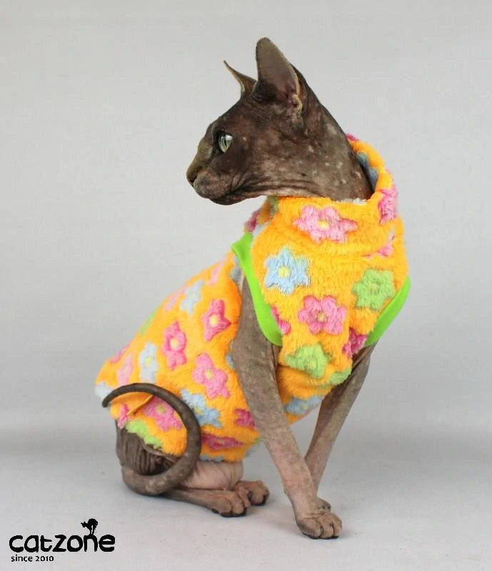 Mikina pro sphynx - chlupatka 3 vzory