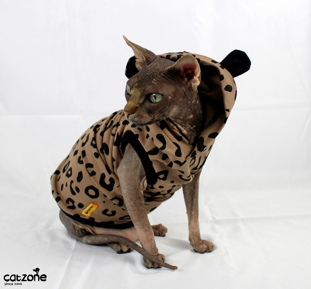 Ušatá mikinka pro sphynx
