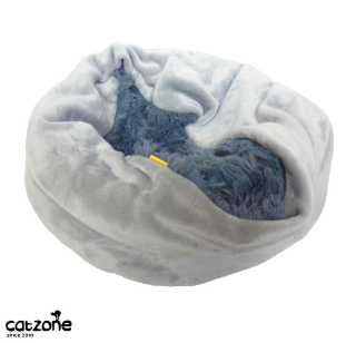 Muchláček - dlouhý chlup- šedá/šedá