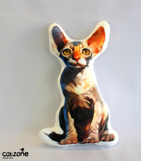 3D dekorativní polštářek se SPHYNX