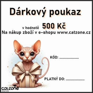 Dárkový poukaz v hodnotě 500Kč