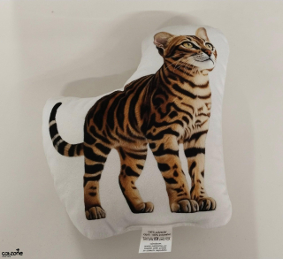 3D dekorativní polštářek kočka