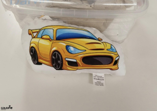 3D dekorativní polštářek auto